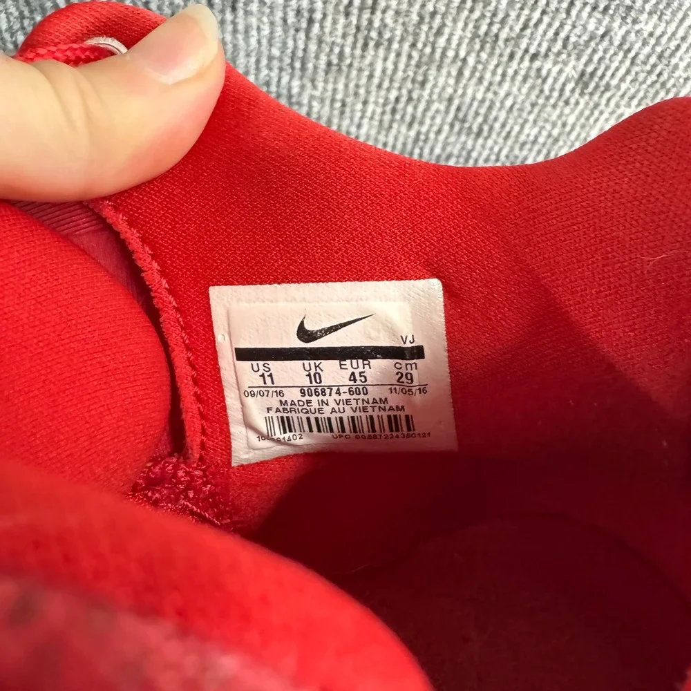 Nike Zoom Rev 2017 University Red Gum Basketball Shoes 906874-600 Mens 11